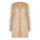 Marina Rinaldi gold cotton lurex long CARDIGAN