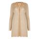 Marina Rinaldi gold cotton lurex long CARDIGAN