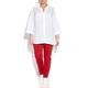 MARINA RINALDI white linen SHIRT