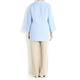 MARINA RINALDI light blue linen SHIRT