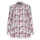 Marina Rinaldi silk abstract red print SHIRT