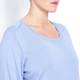 Marina Rinaldi sky layered-look silk mix SWEATER