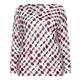 Marina Rinaldi circle print v-neck SWEATER