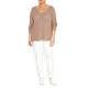 Marina Rinaldi bronze pink metallic sweater