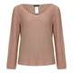 Marina Rinaldi bronze pink metallic sweater