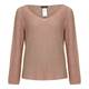 Marina Rinaldi bronze pink metallic sweater