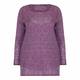 MARINA RINALDI lightweight heather jacquard SWEATER