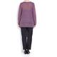 MARINA RINALDI lightweight heather jacquard SWEATER