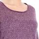 MARINA RINALDI lightweight heather jacquard SWEATER