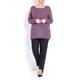 MARINA RINALDI lightweight heather jacquard SWEATER