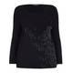 MARINA RINALDI beaded statement SWEATER