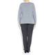 MARINA RINALDI DOVE GREY JEWEL EMBELLISHED SWEATER
