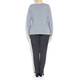 MARINA RINALDI DOVE GREY JEWEL EMBELLISHED SWEATER