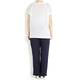 MARINA RINALDI knit linen T-SHIRT with studs