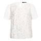 MARINA RINALDI ivory sequinned TOP