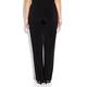 MARINA RINALDI BLACK FRONT PLEAT TROUSERS