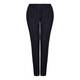 Marina Rinaldi navy linen TROUSERS with elasticated waistband