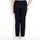 Marina Rinaldi navy linen TROUSERS with elasticated waistband