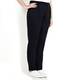 Marina Rinaldi navy linen TROUSERS with elasticated waistband