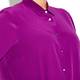 Marina Rinaldi magenta silk crepe de chine tunic