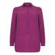 Marina Rinaldi magenta silk crepe de chine tunic