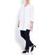 Marina Rinaldi fluid wrap white Tunic