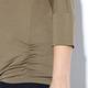 MARINA RINALDI khaki jersey TUNIC