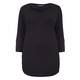 MARINA RINALDI BLACK JERSEY TUNIC