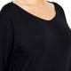 MARINA RINALDI BLACK JERSEY TUNIC