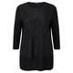 Marina Rinaldi black lace overlay SWEATER