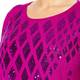 Marina Rinaldi Magenta sequined SWEATER