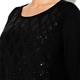 MARINA RINALDI SEQUIN DIAMOND PATTERN SWEATER