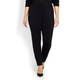 MARINA RINALDI BLACK JERSEY STRETCH TROUSERS 