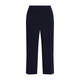 Marina Rinaldi Cropped Triacetate Trousers Navy