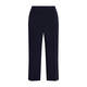 Marina Rinaldi Cropped Triacetate Trousers Navy