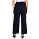 Marina Rinaldi Cropped Triacetate Trousers Navy