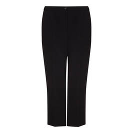 MARINA RINALDI STRAIGHT CUT TROUSER WITH ZIP TRIM - Plus Size Collection