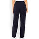 MARINA RINALDI  VIRGIN WOOL NAVY TROUSERS