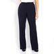 MARINA RINALDI  VIRGIN WOOL NAVY TROUSERS