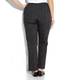 Marina Rinaldi black and white pinstripe linen TROUSERS