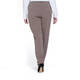 MARINA RINALDI PULL ON FRONT CREASE TROUSER TAUPE