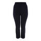 MARINA RINALDI NAVY FRONT FASTENING FRONT CREASE TROUSER 