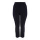 MARINA RINALDI NAVY FRONT FASTENING FRONT CREASE TROUSER 