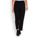 Marina Rinaldi Black ankle grazer crease front TROUSERS