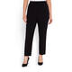 Marina Rinaldi Black ankle grazer crease front TROUSERS