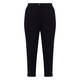 Marina Rinaldi Triacetate Cady Trousers With Turn-Up Hem Black