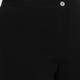 Marina Rinaldi Triacetate Cady Trousers With Turn-Up Hem Black