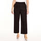 Marina Rinaldi Cropped Jacquard Trouser Black