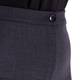 Marina Rinaldi dark grey ankle grazer wool TROUSERS