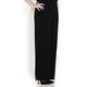 MARINA RINALDI BLACK TRIACETATE PALAZZO TROUSERS